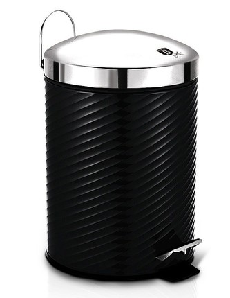 Koš odpadkový nerez 5 l Royal Black Collection BERLINGERHAUS BH-6443