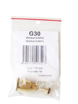 Univerzální sada trysek na PB Univerzální sada trysek na PB k plynovým topidlům Mora MORA_