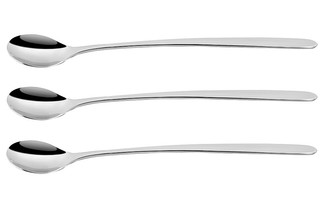 Lžíce dlouhá koktejlová nerez sada 3 ks EDLON