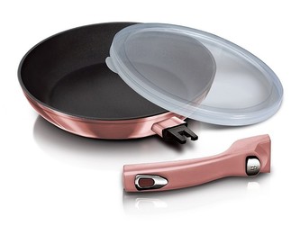 Pánev s odnímatelnou rukojetí s mramorovým povrchem 28 cm I-Rose Edition BERLINGERHAUS BH-6085