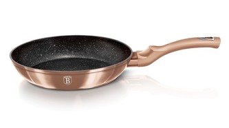 Pánev s mramorovým povrchem 28 cm Rosegold Metallic Line BERLINGERHAUS BH-1510