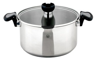 Hrnec s cedící poklicí nerez Aron 24 cm CS Solingen CS-060589