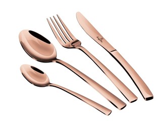 Sada příborů 24 ks Rosegold Metallic Line nerez mirror