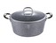 Kastrol s mramorovým povrchem 20 cm Gray Stone Touch Line BERLINGERHAUS BH-1151