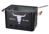 Gril přenosný piknikový GRILL KING černá