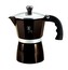 Konvice na espresso 3 šálky Shiny Black Collection
