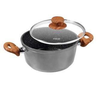 Kastrol s poklicí s mramorovým povrchem 20 cm Back To Nature