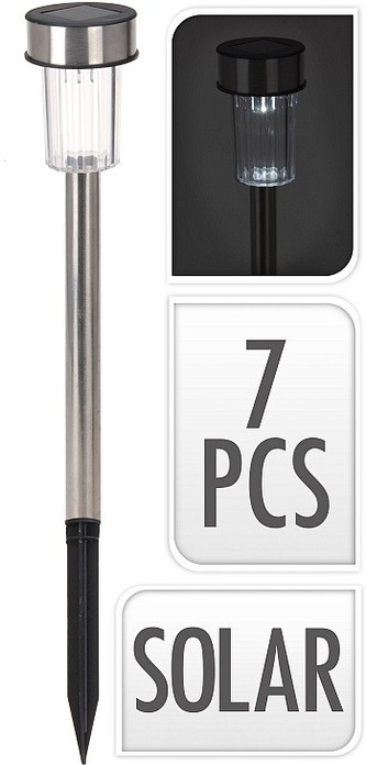 Lampa solární zahradní sada 7 ks