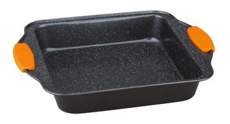 Plech hluboký silikonové rukojeti 27 x 22 x 5 cm Granit Diamond Line BERLINGERHAUS BH-1135