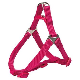 Postroj PREMIUM - fuchsia - XS-S:hruď:30-40cm/10mm