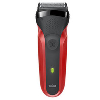 Braun Dobíjecí elektrický planžetový holicí strojek Series 3 300 Red man