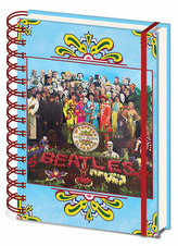 A5 blok-zápisník The Beatles: Sgt.Pepper's Lonely Hearts (14,8 x 21 cm) kroužková vazba