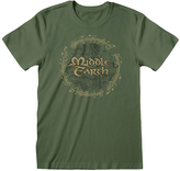 Pánské tričko Lord Of The Rings|Pán prstenů: Middle Earth (XL) zelená bavlna