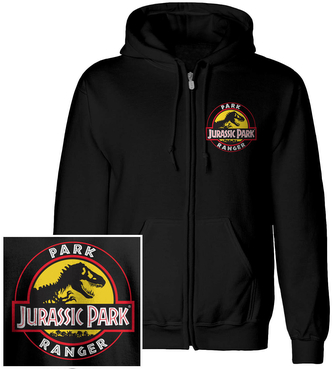 Pánská mikina Jurassic Park|Jurský park: Park Ranger (L) černá bavlna