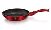 Pánev s mramorovým povrchem 24 cm Burgundy Metallic Line BERLINGERHAUS BH-1252