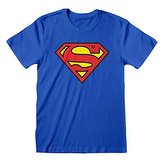 Pánské tričko DC Comics: Superman Shiels (XL) modré bavlna