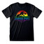 Pánské tričko Jurassic Park|Jurský Park: Logo Pride (XL) černá bavlna