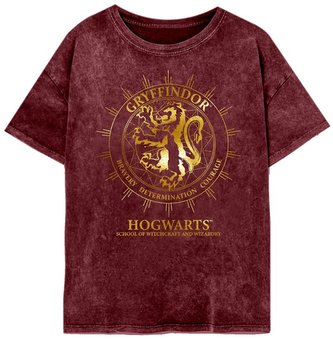 Dámské tričko Harry Potter: Nebelvírské souhvězdí (M) vínová bavlna Dámské tričko Harry Potter: Nebelvírské souhvězdí (M) vínová bavlna