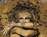 Malování podle čísel - TAJEMNÁ ŽENA V OBJETÍ - 80x100 cm, vypnuté plátno na rám