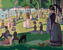Malování podle čísel - NEDĚLNÍ ODPOLEDNE NA OSTROVĚ GRANDE JATTE (G. SEURAT) - 80x100 cm, vypnuté plátno na rám