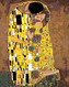 Malování podle čísel - POLIBEK (Gustav Klimt) - 80x100 cm, vypnuté plátno na rám