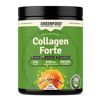 GreenFood nutrition - Performance Collagen forte 420 g - Tangerine juice