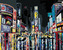 Malování podle čísel - POHLED NA NOČNÍ NEW YORK - 80x100 cm, vypnuté plátno na rám
