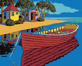 Malování podle čísel - PRAMICE - 80x100 cm, vypnuté plátno na rám