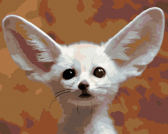 Malování podle čísel - LIŠTIČKA FENEK - 40x50 cm, bez rámu a bez vypnutí plátna Malování podle čísel - LIŠTIČKA FENEK - 40x50 cm, bez rámu a bez vypnutí plátna