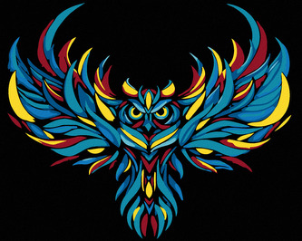 Malování podle čísel - BAREVNÁ LETÍCÍ SOVA - 80x100 cm, bez rámu a bez vypnutí plátna Malování podle čísel - BAREVNÁ LETÍCÍ SOVA - 80x100 cm, bez rámu a bez vypnutí plátna