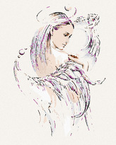 Malování podle čísel - KŘÍDLA PANNY - 40x50 cm, bez rámu a bez vypnutí plátna