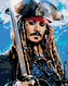 Malování podle čísel - JACK SPARROW II - 80x100 cm, bez rámu a bez vypnutí plátna