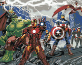 Malování podle čísel - AVENGERS HRDINOVÉ - 80x100 cm, bez rámu a bez vypnutí plátna