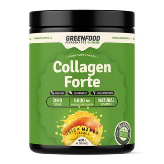 GreenFood nutrition - Performance Collagen forte 420 g - Mango juice