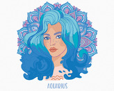 Malování podle čísel - ŽENA VODNÁŘ - 40x50 cm, bez rámu a bez vypnutí plátna