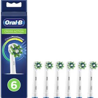 Oral B Náhradní kartáčkové hlavice s technologií CleanMaximiser CrossAction Varianta 6 ks unisex