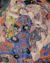Malování podle čísel - VIRGIN (Gustav Klimt) - 80x100 cm, vypnuté plátno na rám
