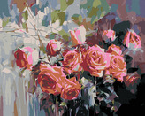 Malování podle čísel - PROSTĚ KRÁSNÁ KYTICE - 80x100 cm, vypnuté plátno na rám