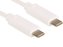 Sandberg USB-C do USB-C kabel, CHARGE, 1 m, bílý