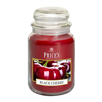Svíčka ve skleněné dóze Price´s Candles, Černá třešeň, 630 g