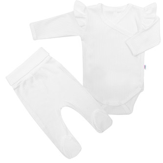 2-dílná kojenecká souprava New Baby Practical bílá holka - velikost 62 (3-6m)