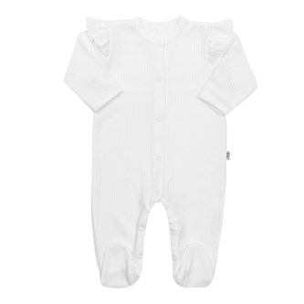 Kojenecký bavlněný overal New Baby Practical bílý holka - velikost 92 (18-24m)
