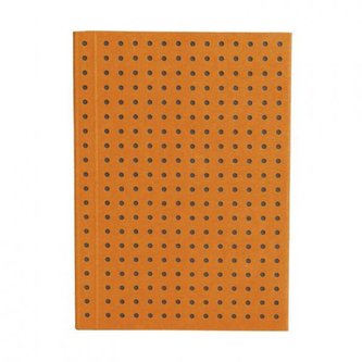 Zápisník Paper-Oh Circulo Orange on Grey A7 nelinkovaný