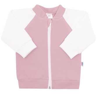 Kojenecká tepláková mikina New Baby The Best růžová - velikost 74 (6-9m)