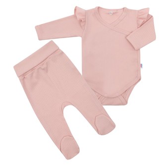 2-dílná kojenecká souprava New Baby Practical růžová holka - velikost 68 (4-6m)