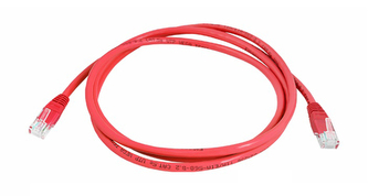 Kabel UTP 1x RJ45 - 1x RJ45 Cat5e 5m RED LTC LX8357