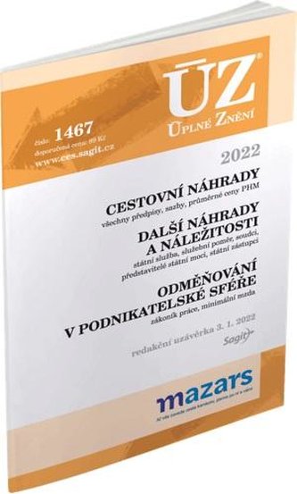 ÚZ 1467 Cestovní náhrady
