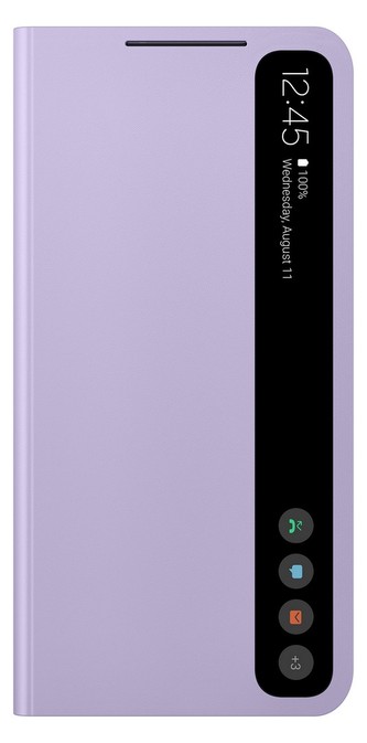 Samsung  EF-ZG990CV Clear View Cover S21 FE,Lavend