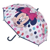 Dětský manuální deštník Disney Minnie průsvitný