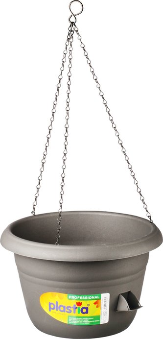 Žardina samozavlažovací Siesta závěs - antracit 30 cm